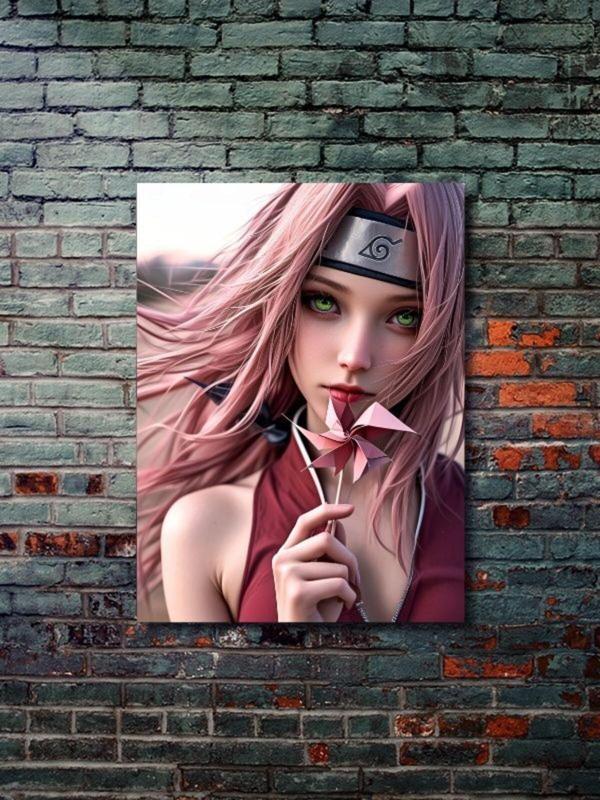 Znc Sakura - Naruto - Anime & Manga Posterleri, Özel Tasarım Kağıt Poster - Image 1