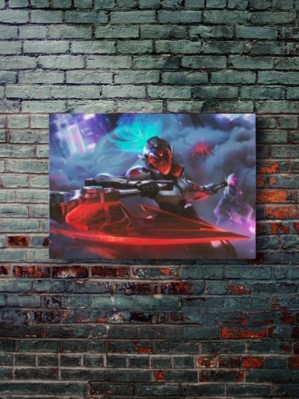 Znc Akali - Oyun Posterleri, Özel Tasarım Kağıt Poster - Image 1