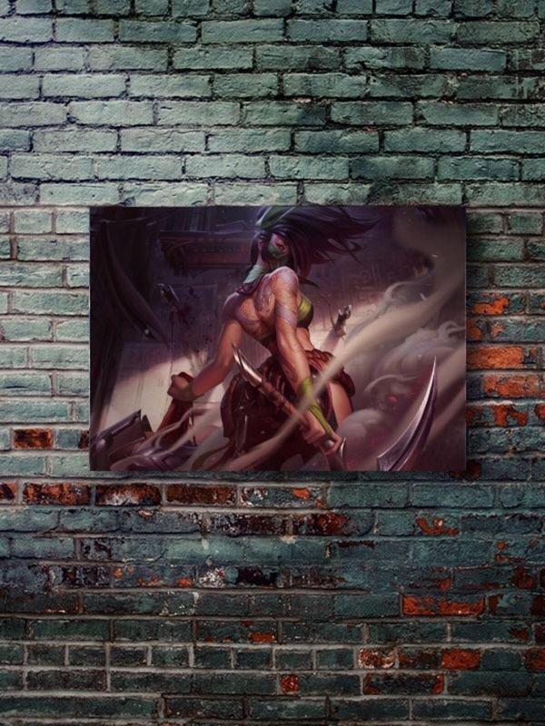 Znc Akali - Oyun Posterleri, Özel Tasarım Kağıt Poster - Image 1