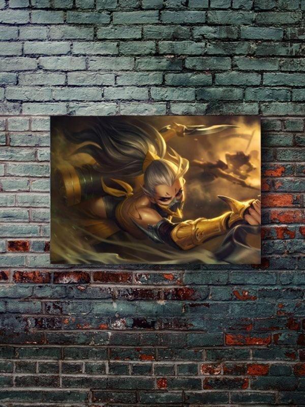 Znc Akali - Oyun Posterleri, Özel Tasarım Kağıt Poster - Image 1