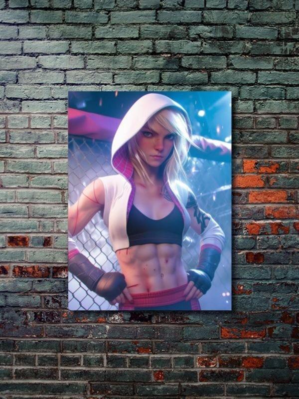 Znc Spider Gwen - Marvel - Dizi, Film Ve Karakter Özel Tasarım Poster Serisi, Eşsiz Tasarım, - Image 1