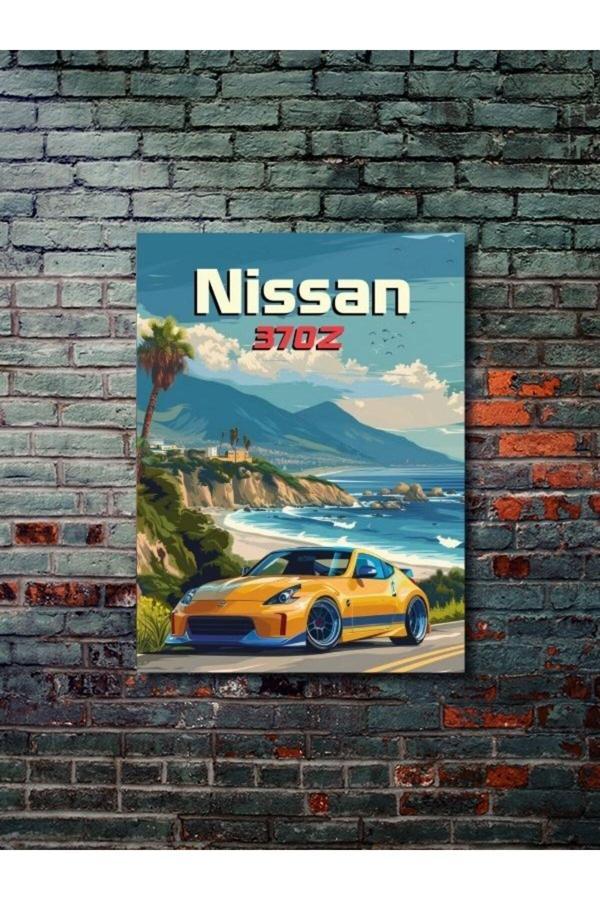 Znc Nissan 370Z, Eşsiz Tasarım Otomobil Posterleri, Özel Tasarım Kağıt Poster - Image 1