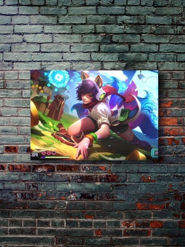 Znc Ahri - Gaming Posterleri, Özel Tasarım Kağıt Poster - Image 1