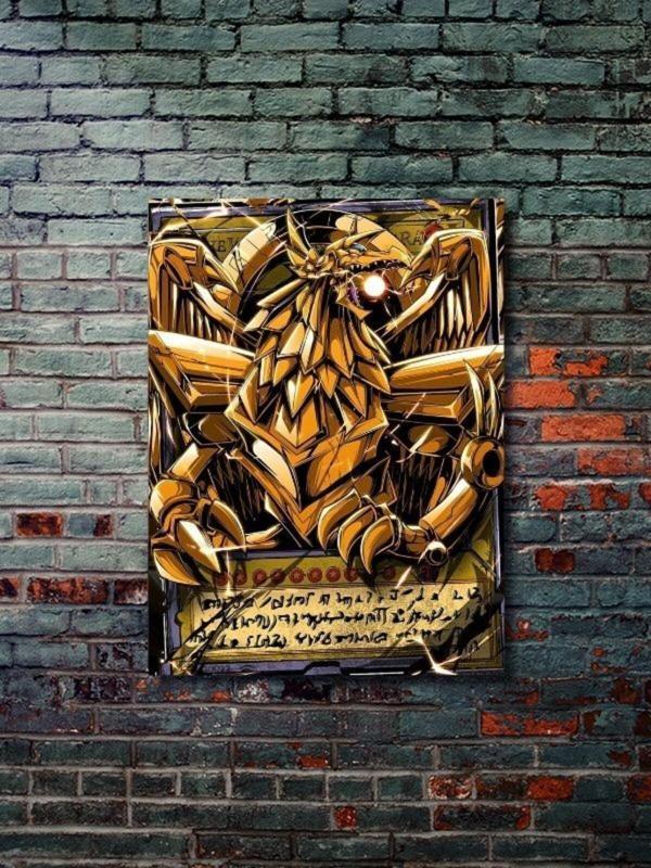 Znc Ra'Nın Kanatlı Ejderhası - Yugioh - Anime & Manga Posterleri, Özel Tasarım Kağıt Poster - Image 1
