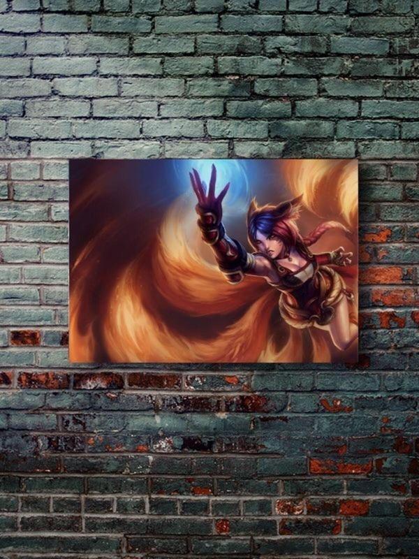 Znc Ahri - Gaming Posterleri, Özel Tasarım Kağıt Poster - Image 1