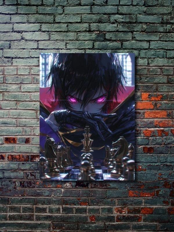 Znc Lelouch Lamperouge - Code Geass, Anime - Manga Serisi, Özel Tasarım Kağıt Poster, Duvar Sanatı - Image 1