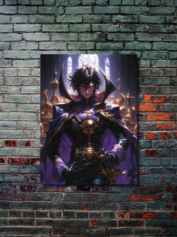 Znc Lelouch Lamperouge - Code Geass, Anime - Manga Serisi, Özel Tasarım Kağıt Poster, Duvar Sanatı - Image 1