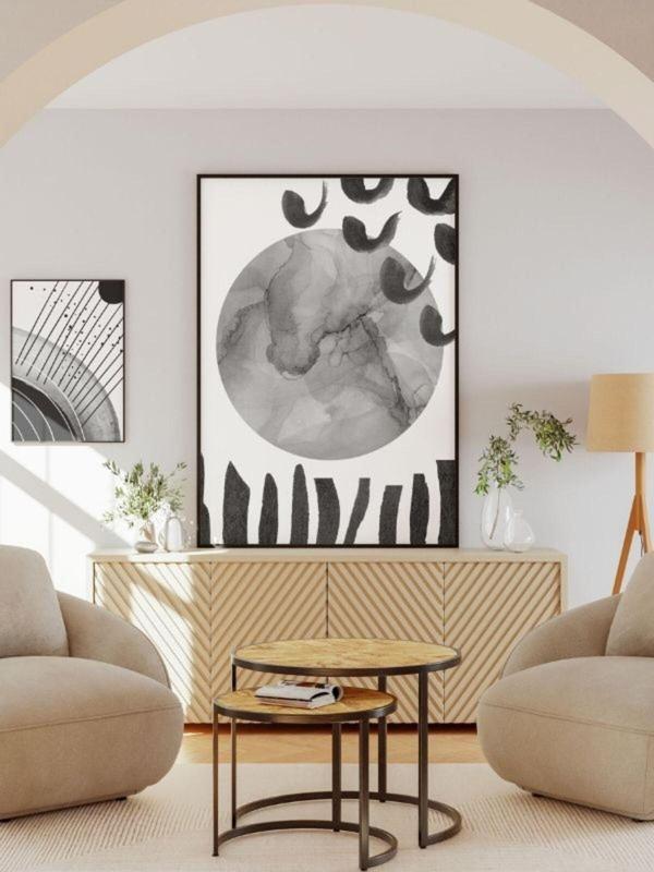 Znc Bohem Minimalist Tasarım, Boho Sanatı Posterleri, Özel Tasarım Kağıt Poster - Image 1
