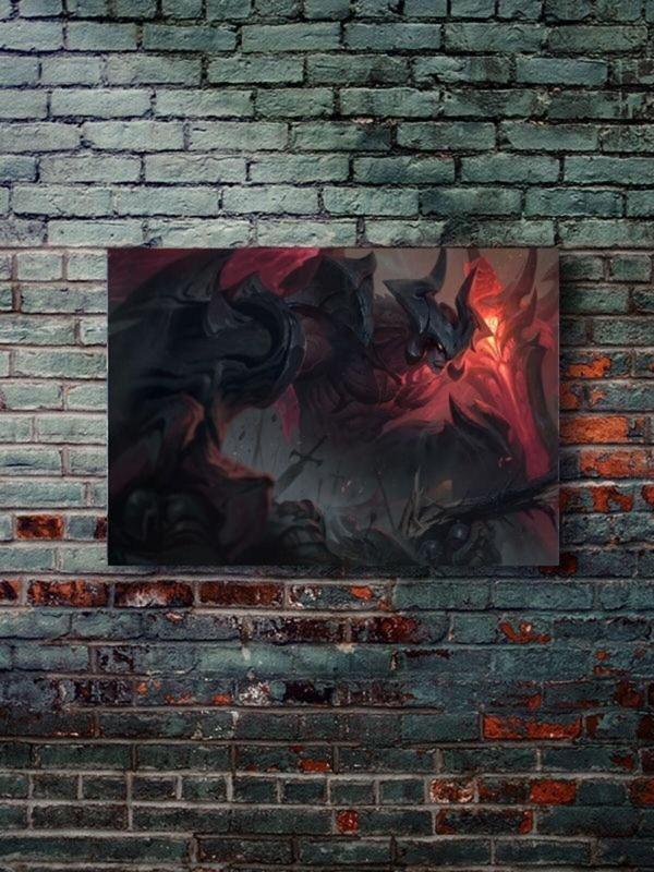 Znc Aatrox - Gaming Posterleri, Özel Tasarım Kağıt Poster - Image 1