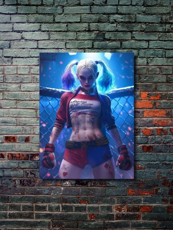 Znc Harley Quinn - Dc Comics - Dizi, Film Ve Karakter Özel Tasarım Poster Serisi, Eşsiz Tasarım, - Image 1