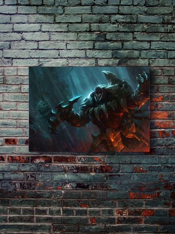 Znc Rengar - League Of Legends - Gaming Posterleri, Özel Tasarım Kağıt Poster - Image 1