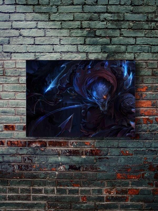 Znc Rengar - League Of Legends - Gaming Posterleri, Özel Tasarım Kağıt Poster - Image 1