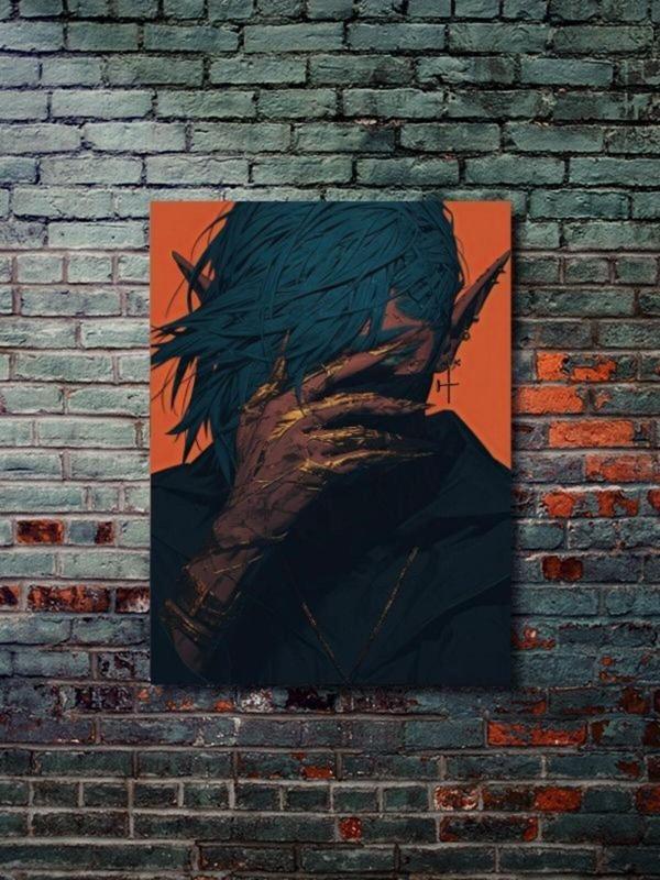 Znc Özel Tasarım Anime Posteri, Özel Tasarım Kağıt Poster, Duvar Sanatı - Image 1