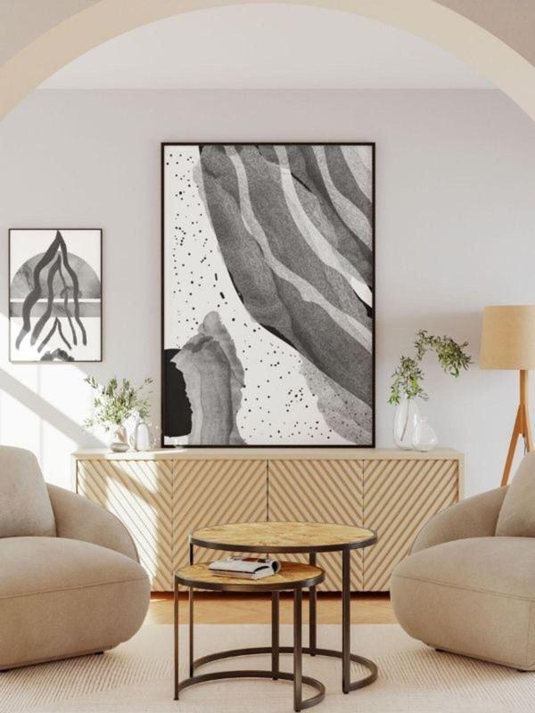 Znc Bohem Minimalist Tasarım, Boho Sanatı Posterleri, Özel Tasarım Kağıt Poster - Image 1
