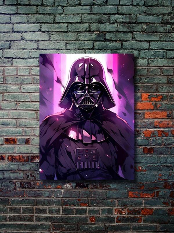 Znc Darth Vader, Starwars, Dizi, Film Ve Karakter Özel Tasarım Poster Serisi, Eşsiz Tasarım, - Image 1