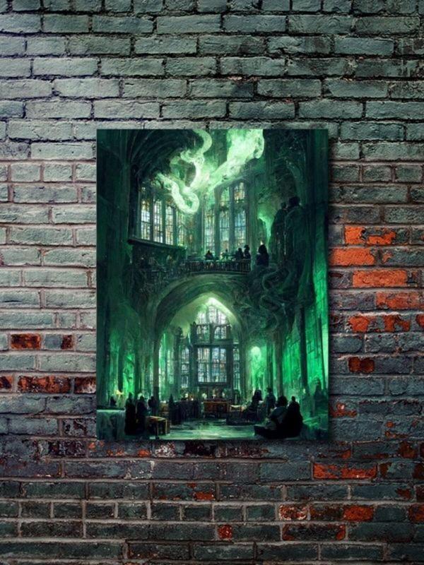 Znc Slytherin - Harryy Potter - Film & Dizi Posterleri, Özel Tasarım Kağıt Poster, Duvar Sanatı - Image 1