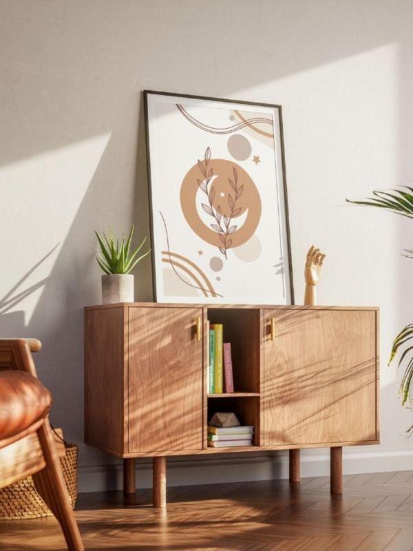 Znc Bohem Minimalist Tasarım, Boho Sanatı Posterleri, Özel Tasarım Kağıt Poster - Image 1