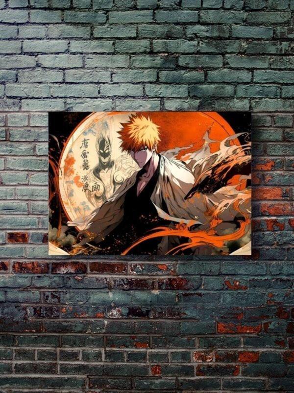 Znc İchigo - Bleach - Anime & Manga Posterleri, Özel Tasarım Kağıt Poster - Image 1
