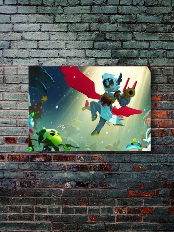 Znc Brawl Stars, Eşsiz Tasarım Oyun, Karakter Posterleri, Özel Tasarım Kağıt Poster - Image 1