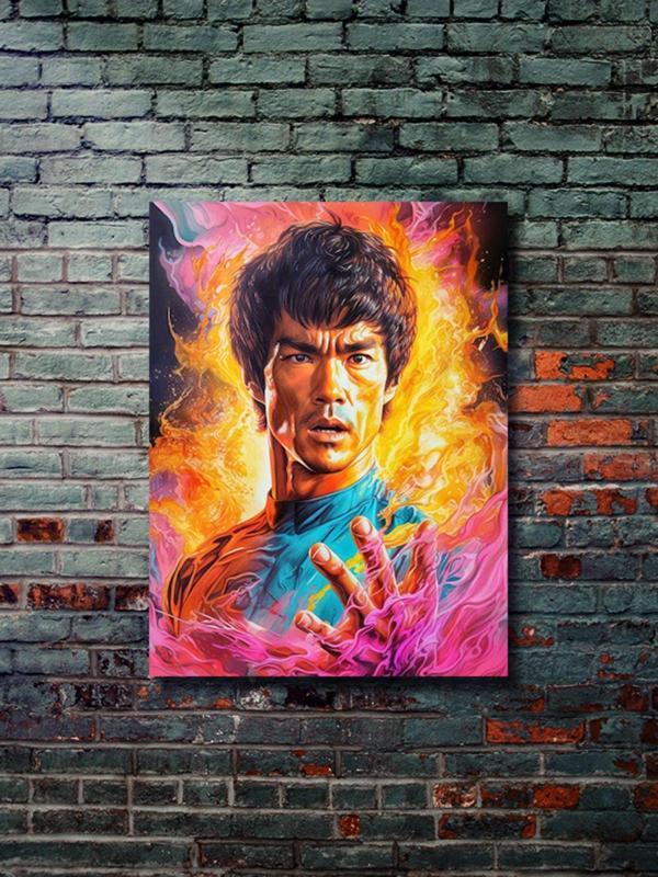 Znc Bruce Lee, Film, Dizi, Karakter Posterleri, Özel Tasarım Kağıt Poster, Duvar Sanatı - Image 1