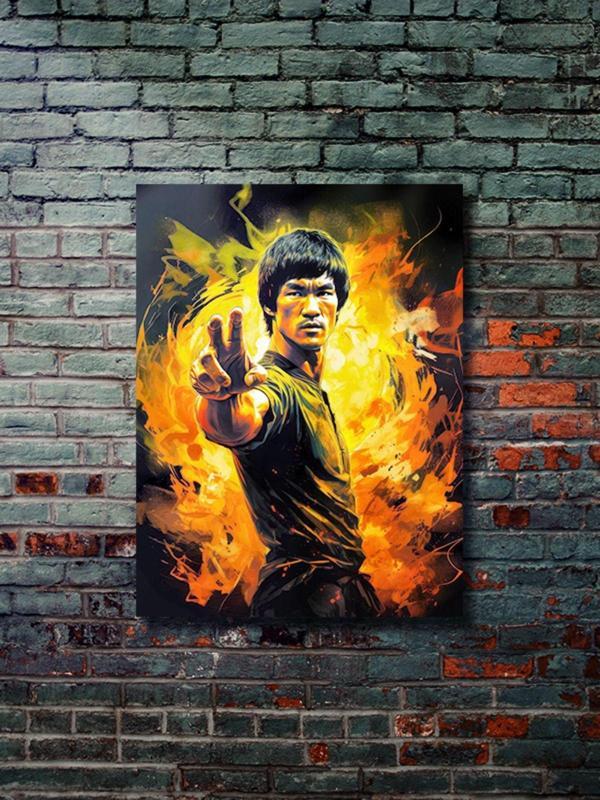 Znc Bruce Lee, Film, Dizi, Karakter Posterleri, Özel Tasarım Kağıt Poster, Duvar Sanatı - Image 1