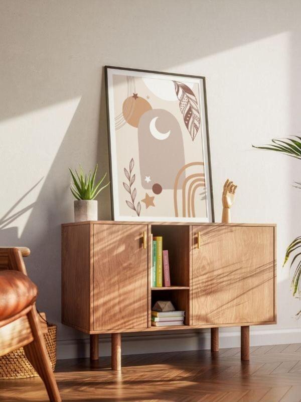 Znc Bohem Minimalist Tasarım, Boho Sanatı Posterleri, Özel Tasarım Kağıt Poster - Image 1
