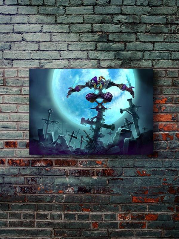 Znc Shaco - League Of Legends - Gaming Posterleri, Özel Tasarım Kağıt Poster - Image 1