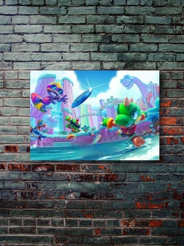 Znc Brawl Stars, Eşsiz Tasarım Oyun, Karakter Posterleri, Özel Tasarım Kağıt Poster - Image 1