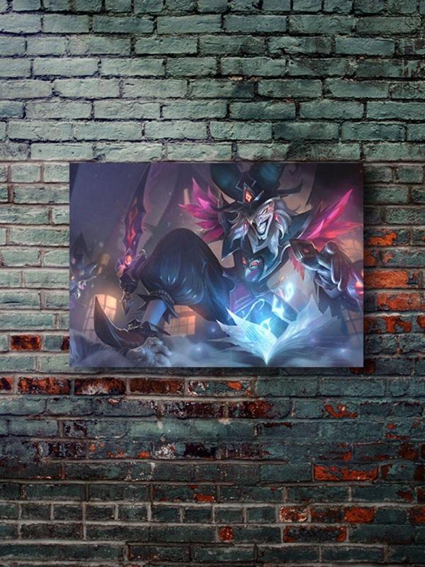 Znc Shaco (Sihir Üstadı) - League Of Legends - Lol - Gaming Posterleri, Özel Tasarım Kağıt Poster - Image 1