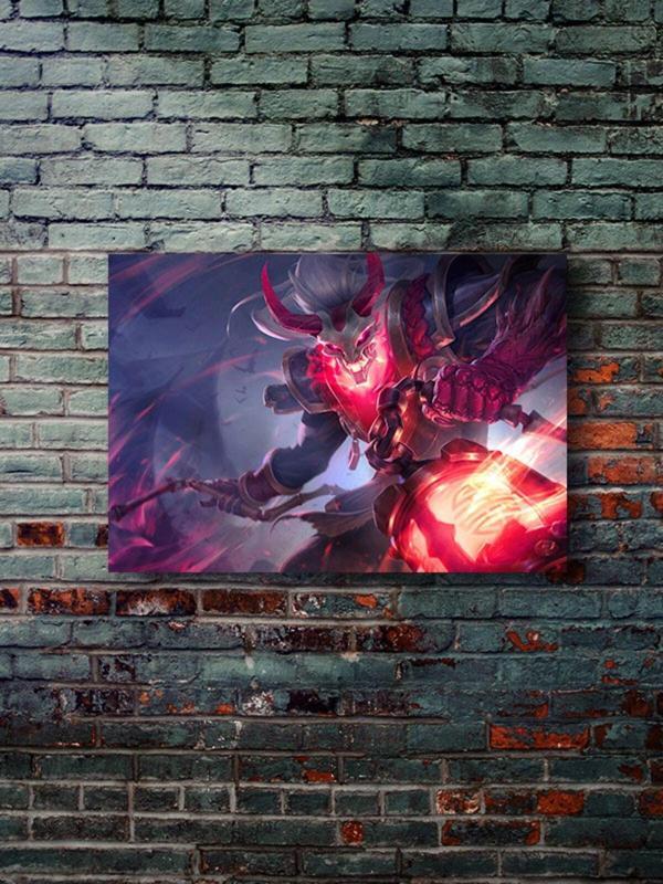 Znc Thresh - League Of Legends - Lol - Gaming Posterleri, Özel Tasarım Kağıt Poster - Image 1