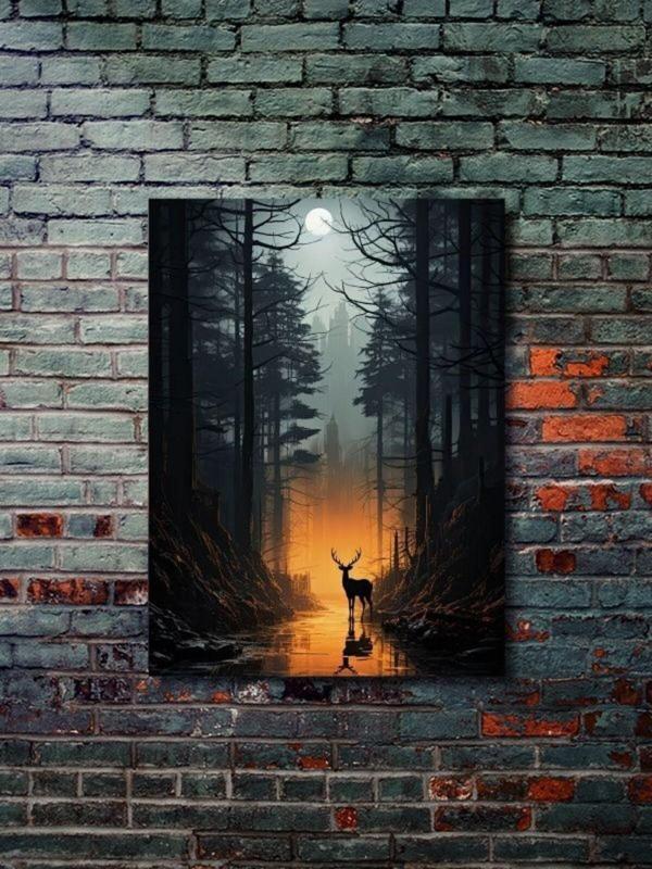 Znc Manzara, Doğa Temalı Poster, Özel Tasarım Kağıt Poster, Duvar Sanatı - Image 1