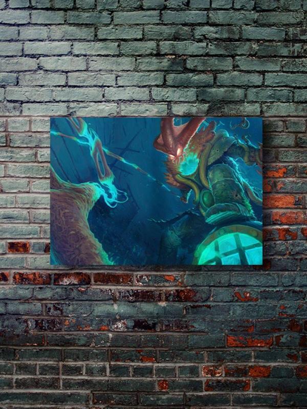 Znc Thresh - League Of Legends - Gaming Posterleri, Özel Tasarım Kağıt Poster - Image 1