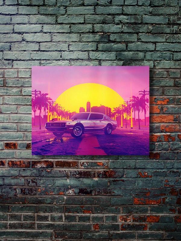 Znc Gta 6 (Vı) - Gaming Posterleri, Özel Tasarım Kağıt Poster, Duvar Sanatı - Image 1