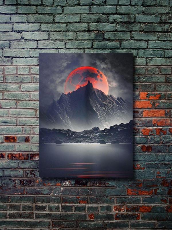 Znc Manzara, Doğa Temalı Poster, Özel Tasarım Kağıt Poster, Duvar Sanatı - Image 1