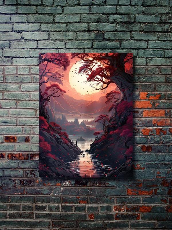 Znc Manzara, Doğa Temalı Poster, Özel Tasarım Kağıt Poster, Duvar Sanatı - Image 1