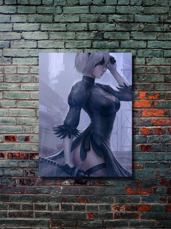 Znc Nier Automata - Gaming Posterleri, Özel Tasarım Kağıt Poster, Duvar Sanatı - Image 1