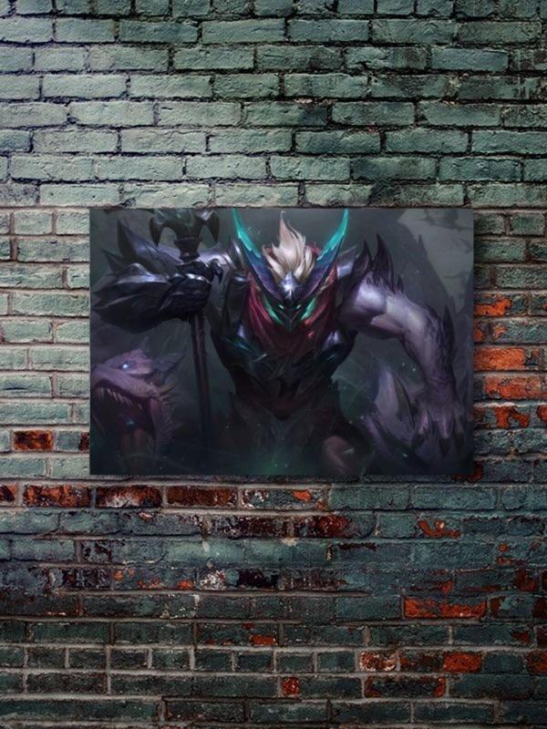 Znc Mordekaiser - League Of Legends - Lol - Oyun Posterleri, Özel Tasarım Kağıt Poster - Image 1