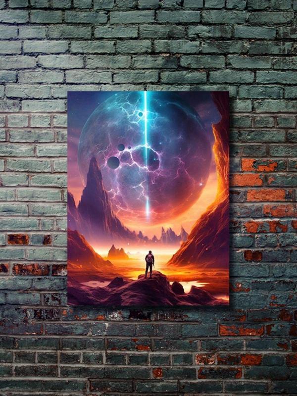 Znc Manzara, Doğa Temalı Poster, Özel Tasarım Kağıt Poster, Duvar Sanatı - Image 1