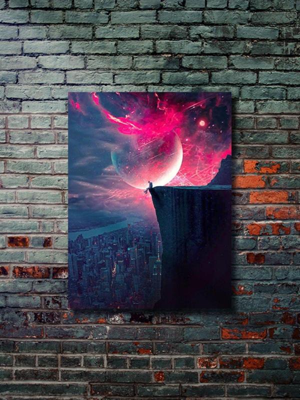 Znc Manzara, Doğa Temalı Poster, Özel Tasarım Kağıt Poster, Duvar Sanatı - Image 1
