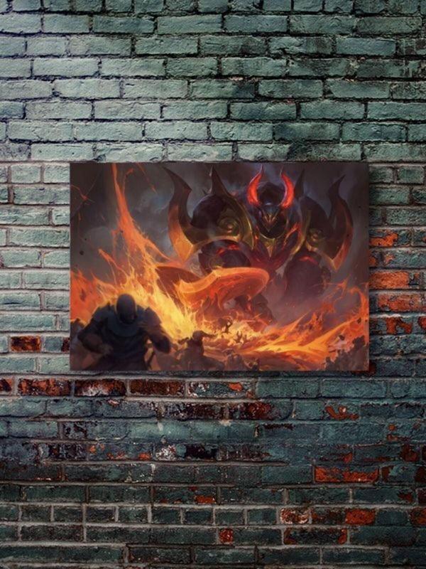 Znc Mordekaiser - League Of Legends - Lol - Oyun Posterleri, Özel Tasarım Kağıt Poster - Image 1