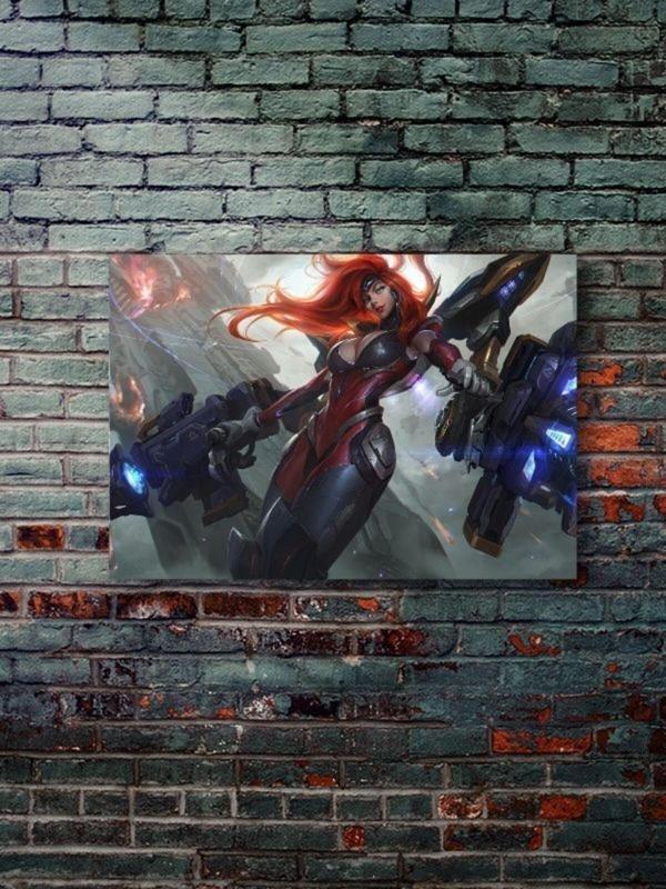 Znc Miss Fortune - League Of Legends - Lol - Oyun Posterleri, Özel Tasarım Kağıt Poster - Image 1