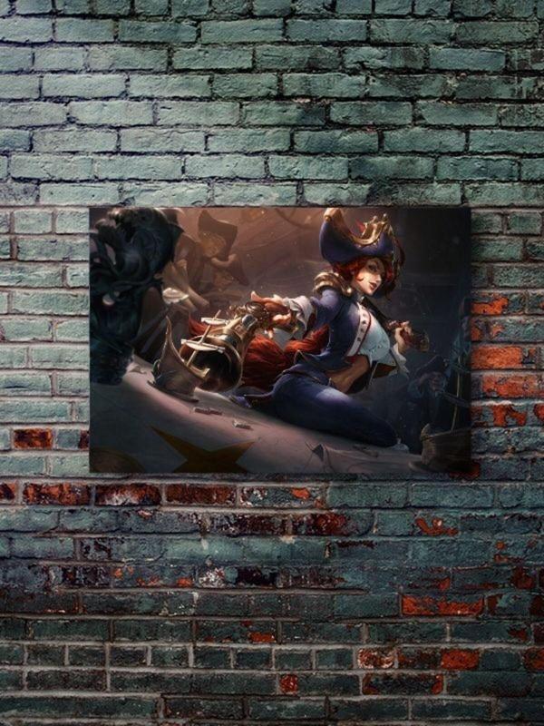 Znc Miss Fortune - League Of Legends - Lol - Oyun Posterleri, Özel Tasarım Kağıt Poster - Image 1