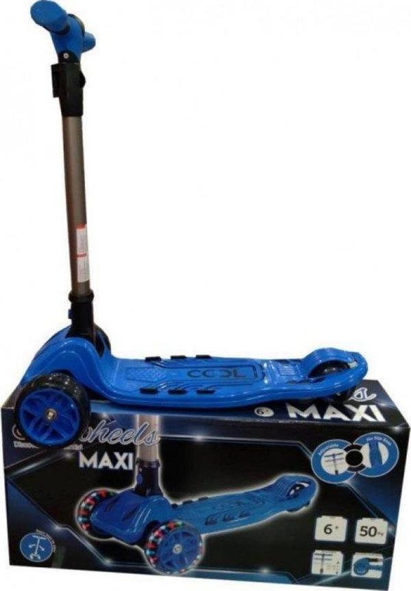 Scooter Cool Wheels Işıklı Maxi Mavi Twist Scooter 5+ - Image 1