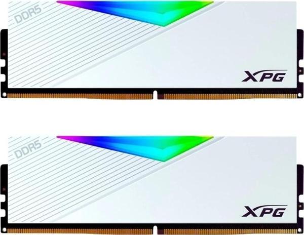 XPG Lancer RGB 64GB (2x32GB) DDR5 6000MHz CL30 Beyaz Bellek - Image 1