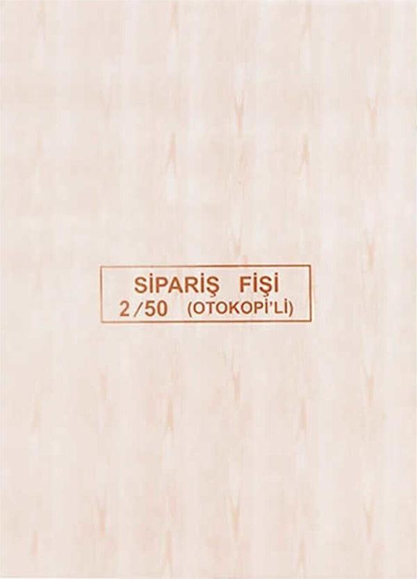 Dilman Sipariş Fişi 2*50 - Image 1