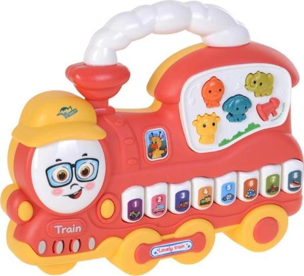 Hak-İş Oyuncak Pilli Sevimli Otobüs Piyano - Image 1