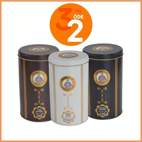 Mevlana Bazaar 3 ' Lü Paket (Damla Sakızlı,Türk Kahve Ve Osmanlı Kahve) 250 Gr - Image 1