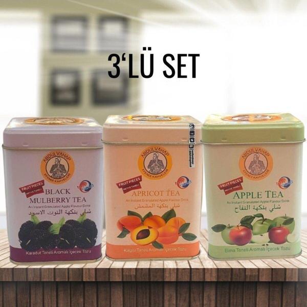 Mevlana Bazaar Abdulvahap Efendi Elma-Karadut-Kayısı Çay 250 Gr 3'Lü Set 3 Al 2 Öde - Image 1