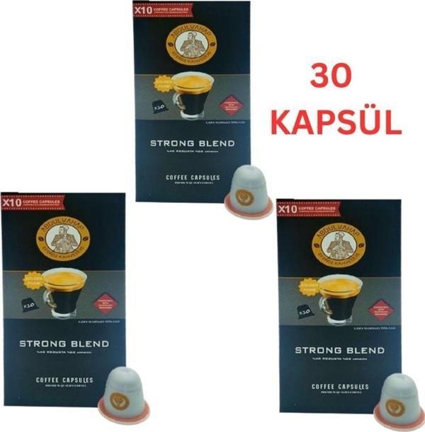 Mevlana Bazaar Abdulvahap Efendi Strong Blend Kahve Kapsül 10'Lu 52 Gr 3'Lü Set - Image 1