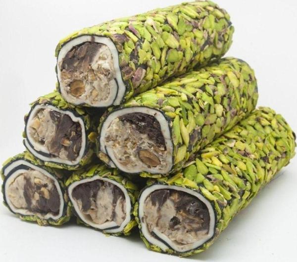 Mevlana Bazaar File Fıstık Böğürtlen Bademli Sarma Lokum 1000 Gr - Image 1